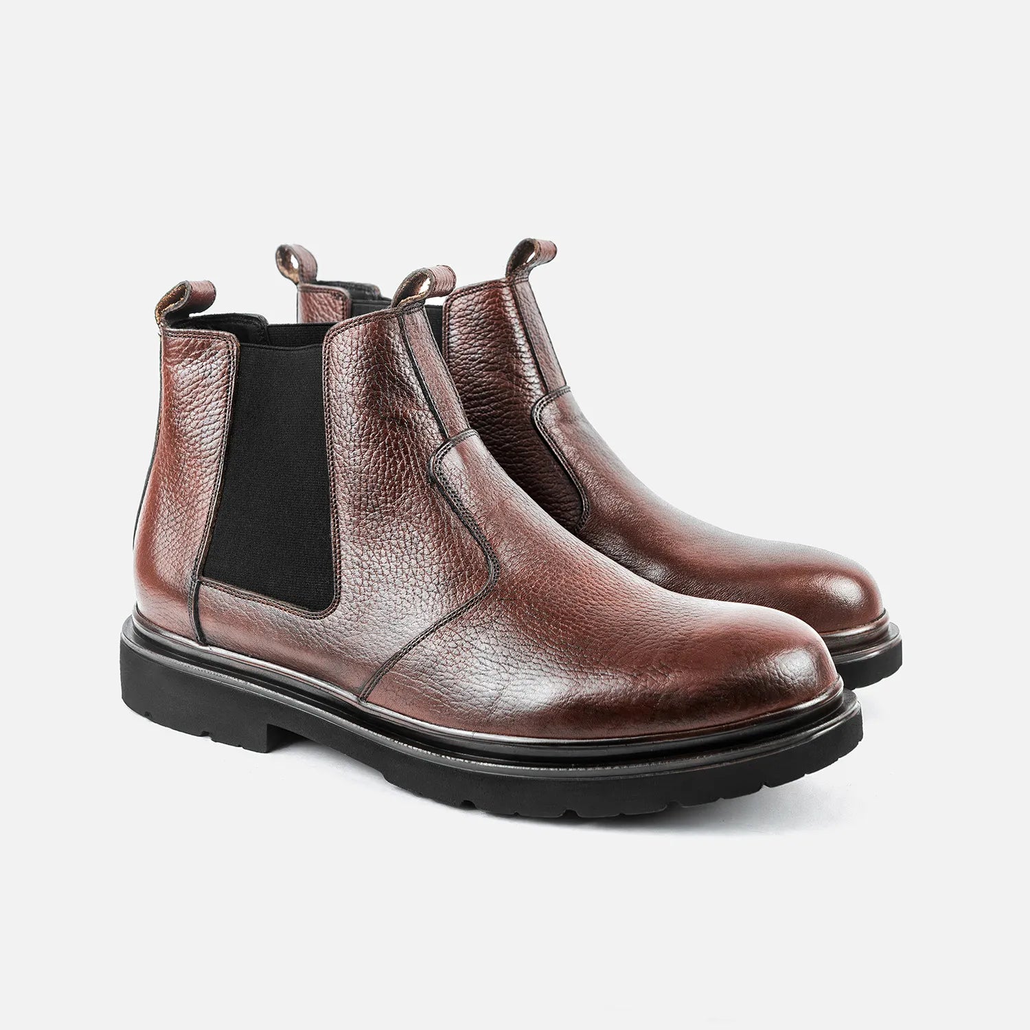 Bottine à élastique Manuel 26211 marron grainé