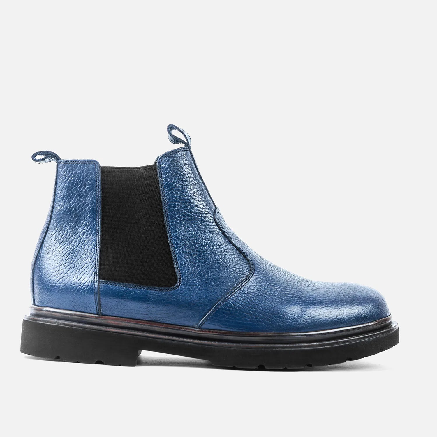 Bottine à élastique Manuel 26211 bleu grainé