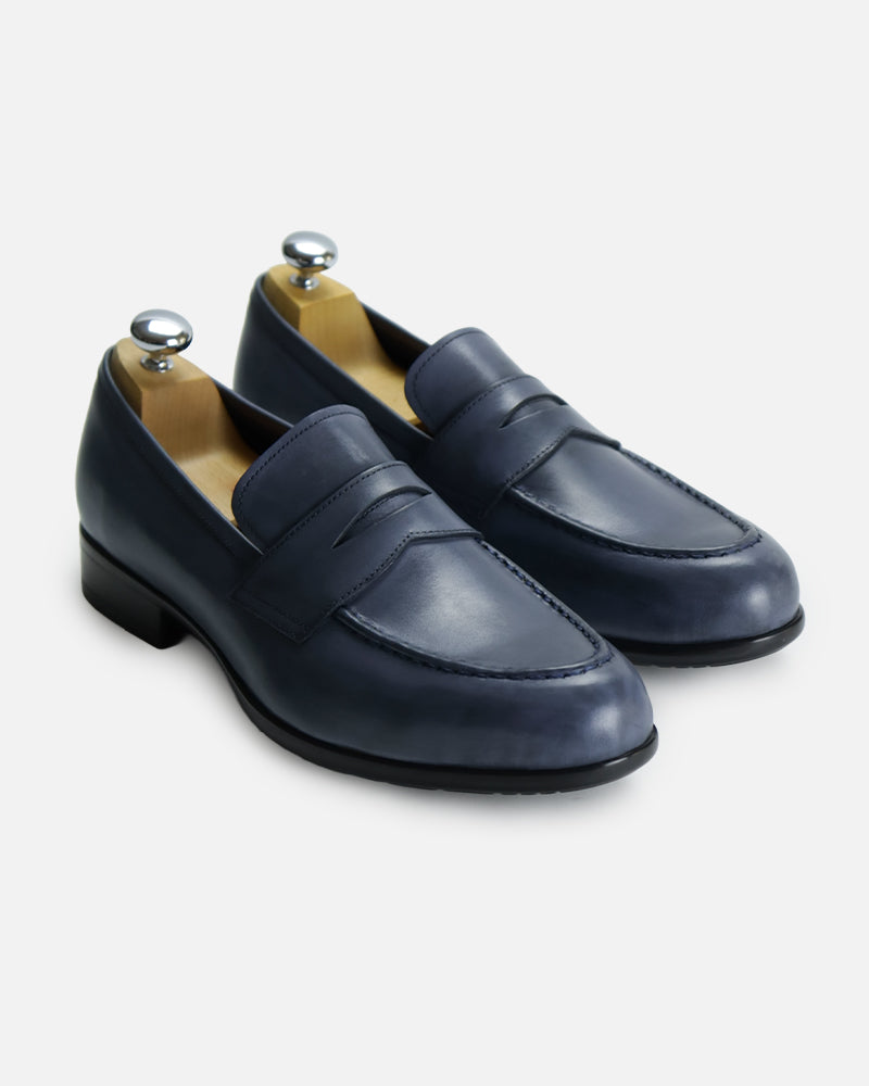 Mocassin Collegue 055 bleu