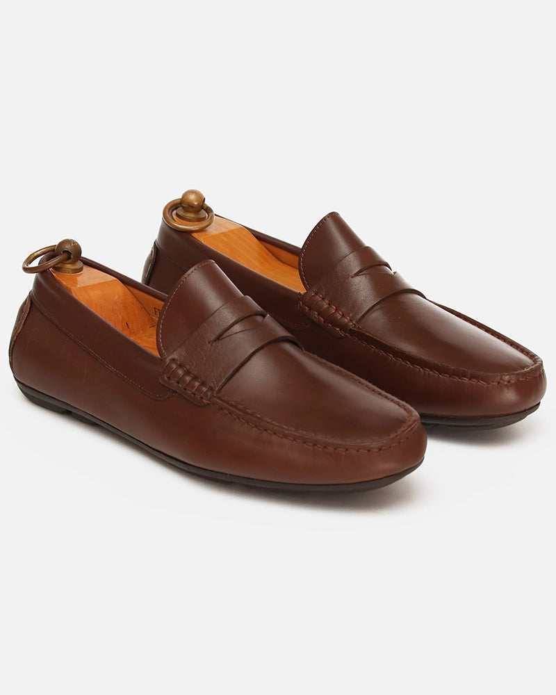Mocassin city Carel Marron lisse
