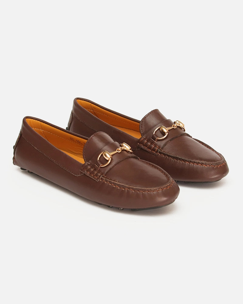 Mocassin Driver Max Marron Nappa