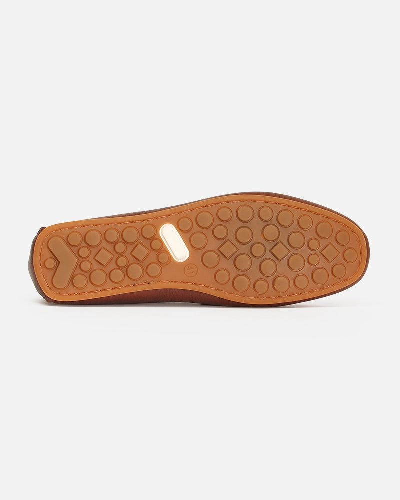 Mocassin city Carel Tabac Grainé