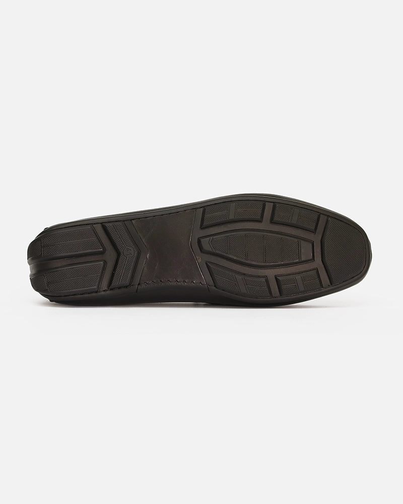 Mocassin city Carel Noir lisse