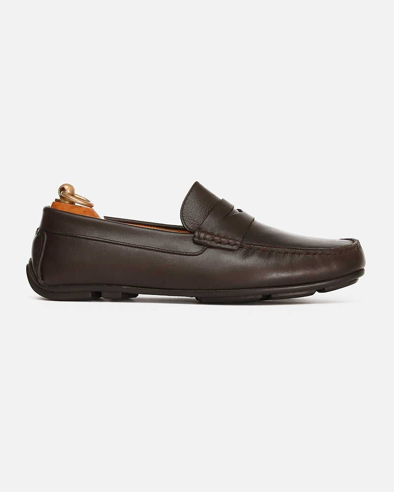 Mocassins Femme Carel Taille 37 Marron à Glands - Cuir Vernis - Occasion Très Bon état