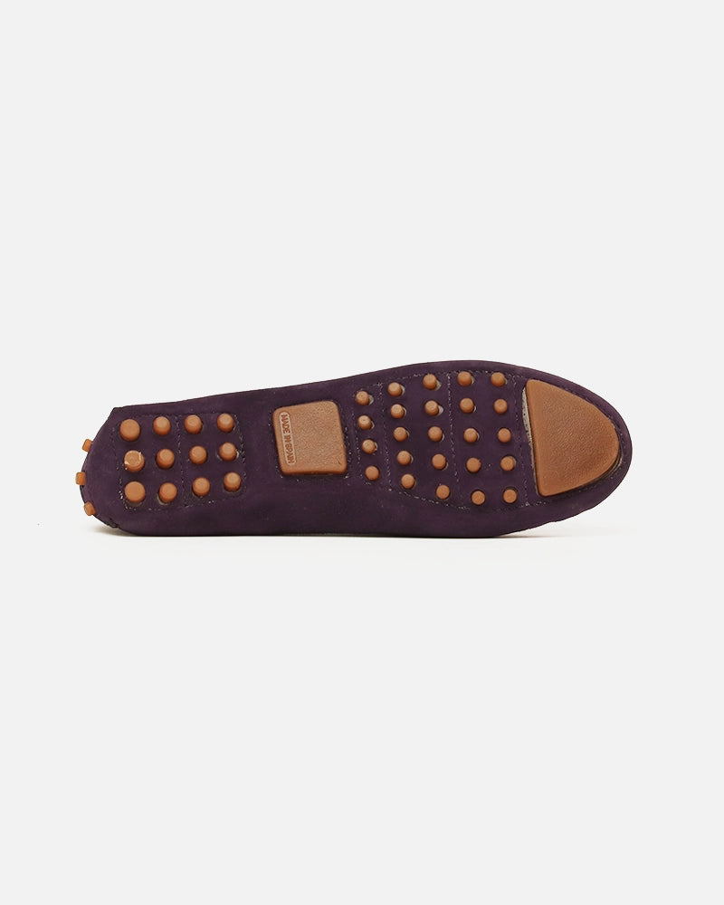 Mocassin Driver Max Velours Mauve
