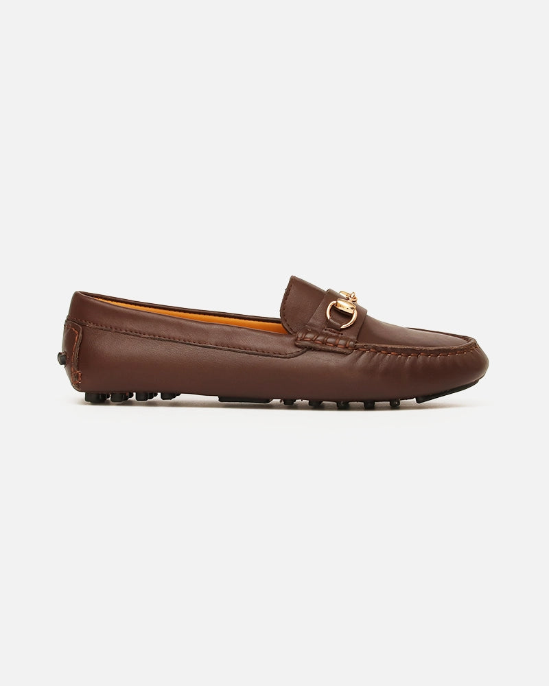 Mocassin Driver Max Marron Nappa