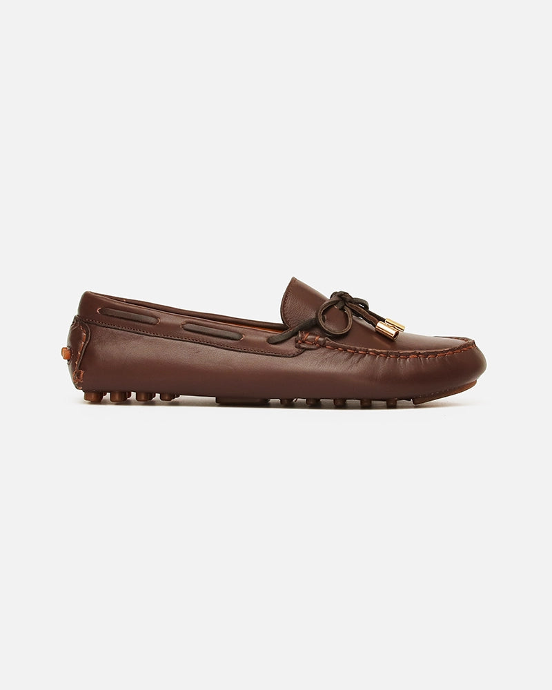 Mocassin Driver Max Marron Nappa
