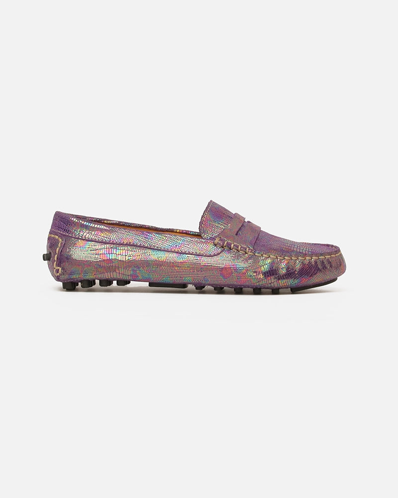 Mocassin Driver Max Multicolore imprimé Serpent