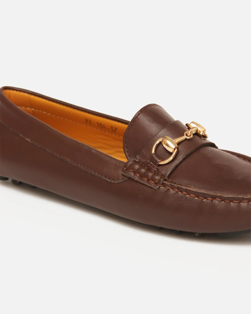 Mocassin Driver Max Marron Nappa