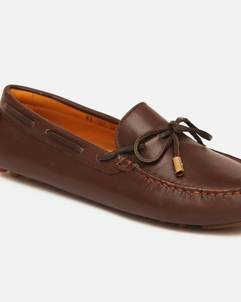 Mocassin Driver Max Marron Nappa