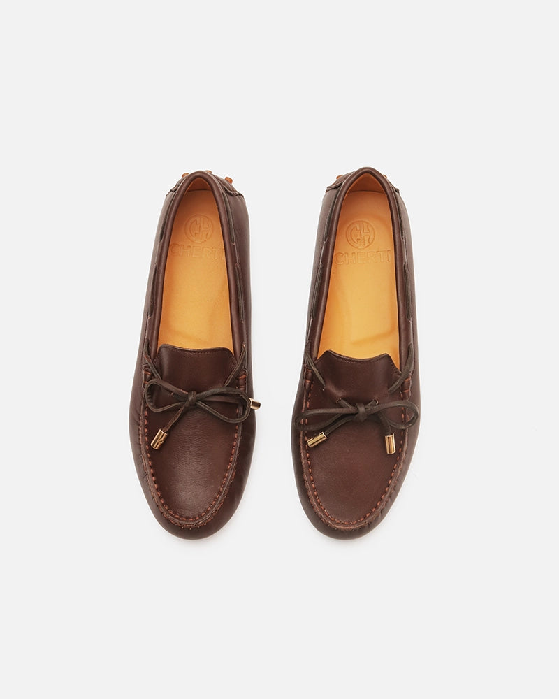 Mocassin Driver Max Marron Nappa