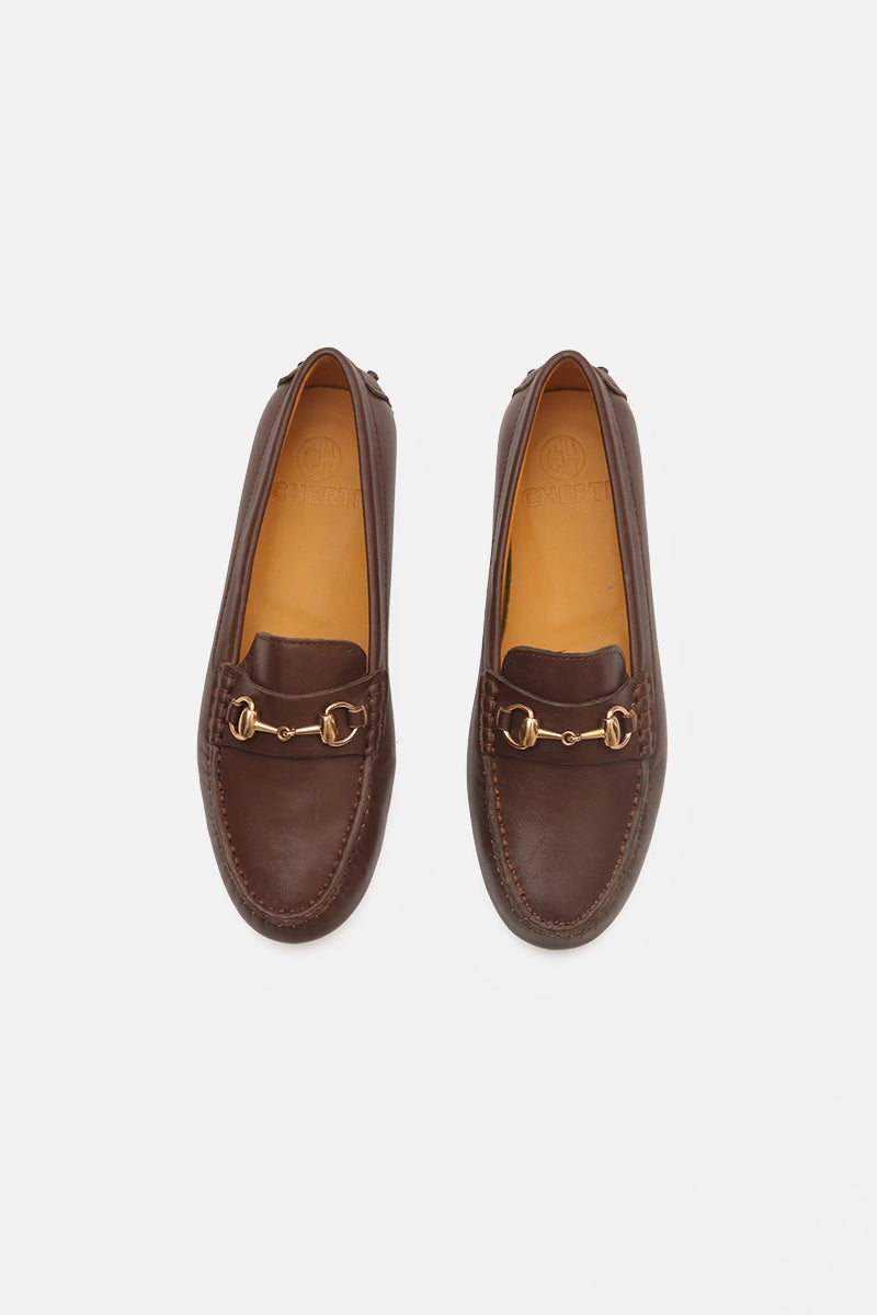 Mocassin Driver Max Marron Nappa