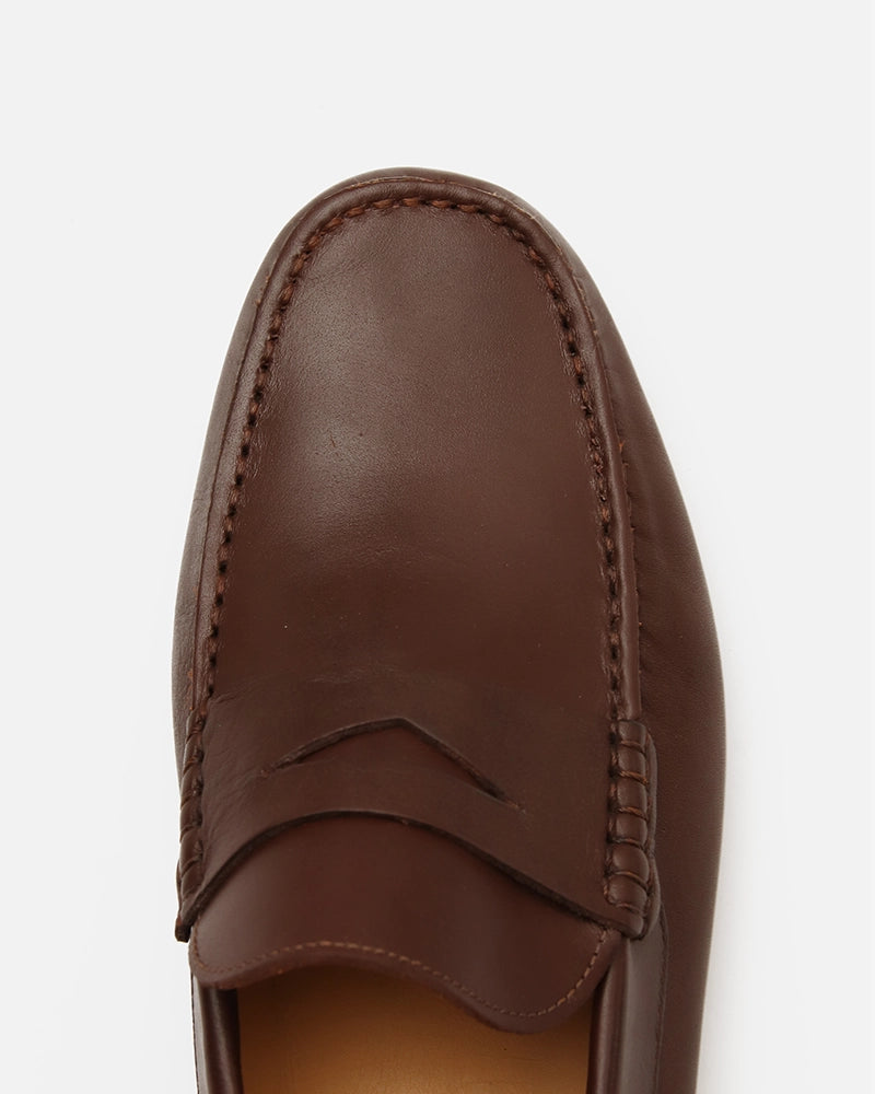 Mocassin city Carel Marron lisse